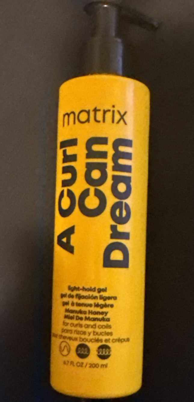 Matrix A Curl Can Dream Light Hold Gel 6.7 oz 200mL Curls & Coils Manuka Honey